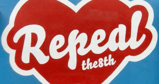 Repeal the Eighth graffiti in Dublin, Ireland